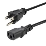 Cable Alimentacion Computadora Pc 10A 18Awg Nema 5-15P/C13 1.2M