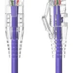 Cable De Red De 15Cm Azul Cat6 6 Ethernet Gigabit Sin Enganches