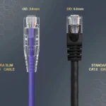 Cable De Red De 15Cm Azul Cat6 6 Ethernet Gigabit Sin Enganches