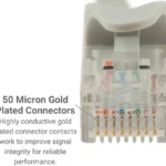 Cable De Red De 4.2M Gris Cat6 6 Ethernet Gigabit Sin Enganches