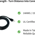 Cable 1.8M Extensor 14Awg Nema 5-15R A Nema 5-15P
