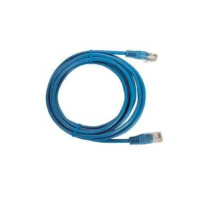 Cable Ethernet Cat 6 De 1M Lszh Patch Utp Sin Enganches Azul