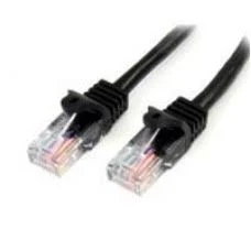 Cable De Red 10M Negro Cat5E E Ethernet Sin Enganche