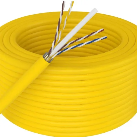 Cable Red 4.2M Amarillo Cat6 E Ethernet Gigabit Sin Enganches