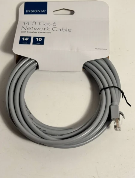 Cable Red 4.2M Naranja Cat6 Et Thernet Gigabit Sin Enganches