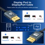Cable Displayport 1.2 Certificado De 0.9M