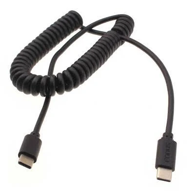 Cable De 1M De Carga USB C USB Tipo C En Espiral USB 2.0