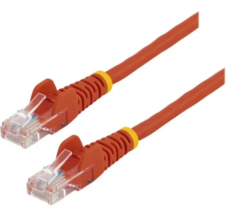 Cable De Red De 10M Rojo Cat5E E Ethernet Sin Enganche