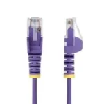Cable Ethernet Cat6 Delgado 10M Rosa - Snagless - Lszh