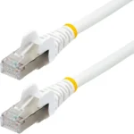 Cable 3M Ethernet Cat6A Blanco Snagless PoE 100W RJ45