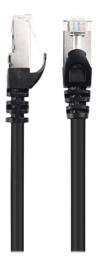 Cable De 3M De Red Ethernet Ca At6 Blindado Aqua Stp