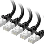 Cable De 3M De Red Ethernet Ca At6 Blindado Aqua Stp