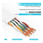 Cable 10.6M De Red Cat6A Negro Snagless PoE 100W RJ45