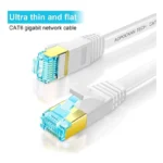 Cable 10.6M De Red Cat6A Negro Snagless PoE 100W RJ45