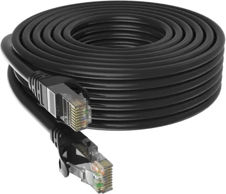 Cable De 1.8M De Red Ethernet Cat6 Utp RJ45 Moldeado Negro .