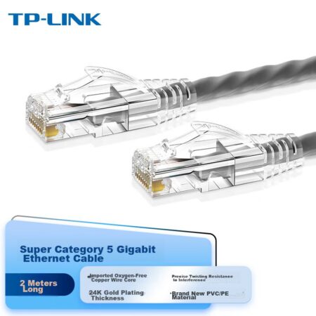 Cable 2M Negro Red 100Mbps Cat5E Ethernet RJ45 Snagless