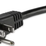 Cable 30Cm Extensor Nema 5-15R A Nema 5-15P Acodado Plano