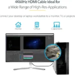 Cable HDMI Certificado Premium De Alta Velocidad De 1M 4K60