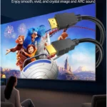 Cable HDMI Alta Velocidad 50Cm Conectores De Agarre - 4K60