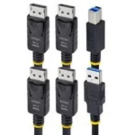 Displayport Kvm Cable Dual Display USB 5Gbps 1. 8M