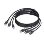 Displayport Kvm Cable Dual Display USB 5Gbps 1. 8M