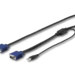 Cable Kvm USB Y VGA De 1.8 M Para Consola De Montaje En Rack