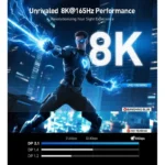 Cable De 2M Displayport 1.2 4K Con Cierre De Seguridad DP