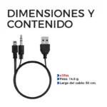 Jack Tipo USB A - A Hembra - Hembra Con Cable Version 3.0