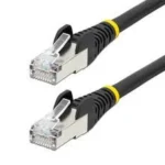 Cable 9.1M De Red Cat6A Negro Snagless PoE 100W RJ45