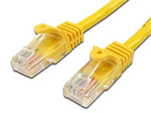 Cable Red 0.5M Amarillo Cat5E Ethernet Sin Enganche