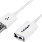 Cable 3M Extension Alargador USB 2.0 Macho A Hembra Blanco .