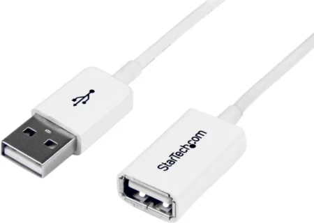 Cable 3M Extension Alargador USB 2.0 Macho A Hembra Blanco .