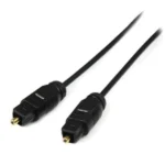 Cable 6M Toslink Optico Audio Digital Spdif Premium Negro .