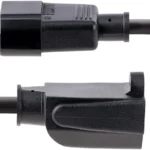 Cable De 30Cm De Alimentacion C14 A Nema 5-15R Para Computador.