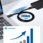 CABLE THUNDERBOLT 3 DE 0.8M 40GBPS-ACTIVO-CON PD 100W