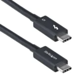 Cable Thunderbolt 5 Cert De 1M - 80Gbps - Blanco