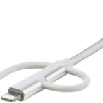 Cable Trenzado De 1M USB A USB C Micro USB Lightning Cargador