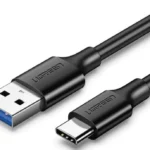 Cable USB Ugreen 20882/USB-C Macho A USB-A Macho/1M/Datos 5Gbps/Carga Rapida 60W/Negro