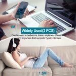 Cable 1M USB-A A USB-C Acodado A La Derecha USB A USB Tipo C
