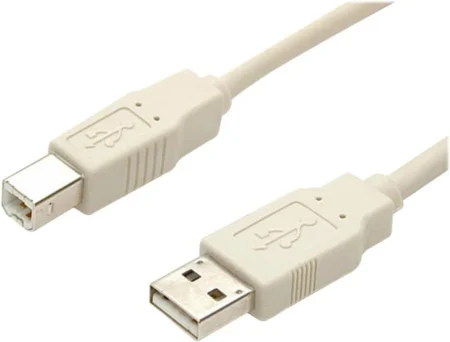 Cable Usb 2.0 Beige De 1.8m A Macho A B Macho Para Impresora