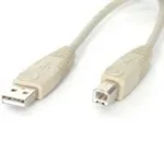 Cable USB 2.0 Beige De 1.8M A Macho A B Macho Para Impresora