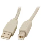 Cable USB 2.0 Beige De 1.8M A Macho A B Macho Para Impresora