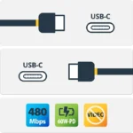 Cable USB V3.0 Tipo C--USB Tipo A M 2.0M