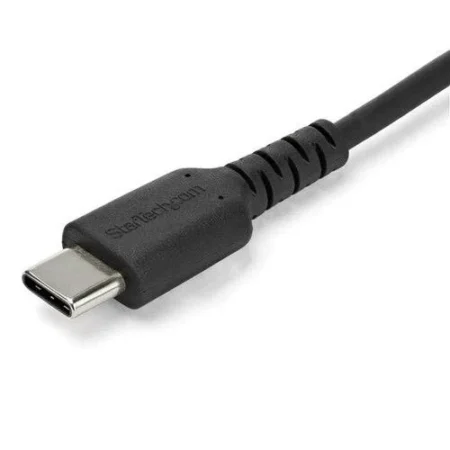 Cable USB Tipo C De 2 M Negro-Con Fibra Aramida