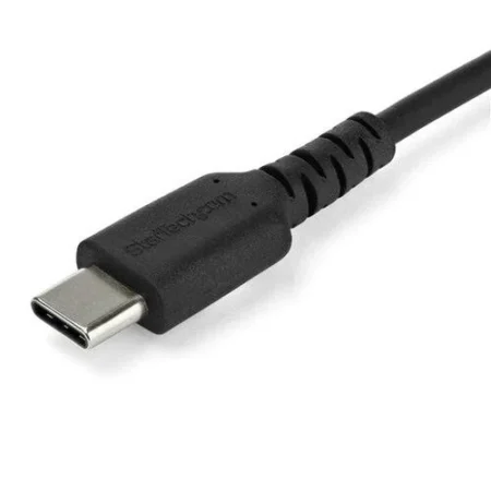 Cable USB Tipo C De 1 M Negro-Con Fibra Aramida