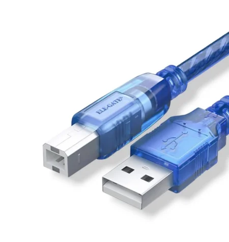Cable USB 2M Impresora USB A USB B Acodado Angulo Derecho .
