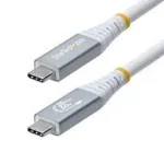 Cable Usb4 3M - USB-C Certificado USB-If 20Gb Blanco