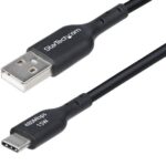 Cable De Carga USB-C 15Cm USB Tipo C - Pd 60W 3A - Negro