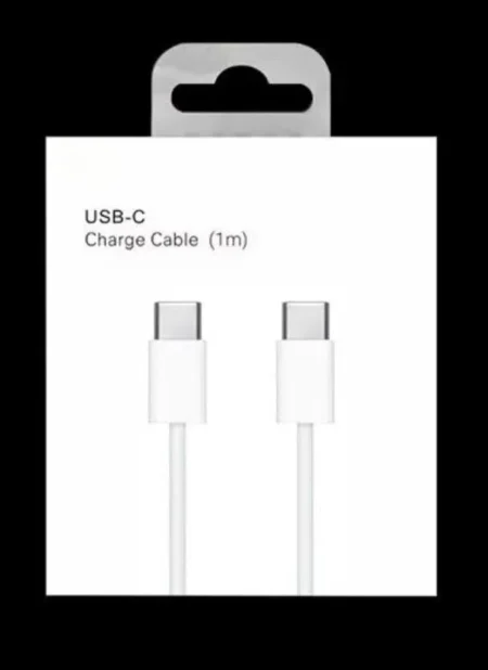 Paquete De 2 Cables USB-C De Carga De 1M – Pd 60W – Blanco