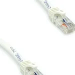 Cable 4.2M De Red Cat6A Blanco Snagless PoE 100W RJ45